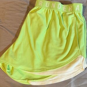 Under Armour Women’s Neon Lime Athletic Shorts